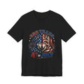 4th of July Wolf Tee – 250 Years Patriotic American Flag Graphic T-Shirt