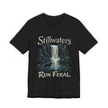 Stillwaters Run Feral T-Shirt — Waterfall Nature Graphic Tee